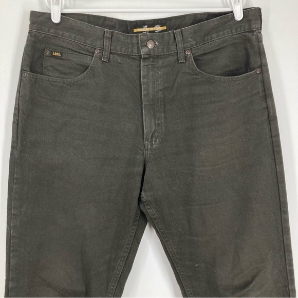 Lee Men’s Regular Fit Straight Leg Jeans Size 38x34 - Picture 2 of 9
